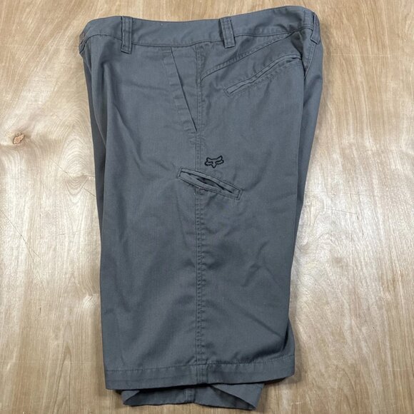 Fox Racing Men's Gray Tech Stretch Shorts Size 32 - Picture 5 of 8